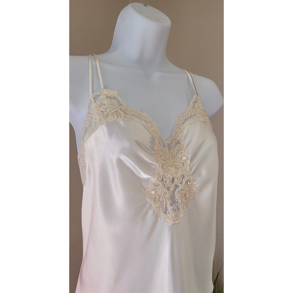 VINTAGE Gold Label Victoria's Secret Bridal Slip Dress